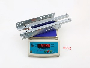 Volledig uittrekbare twee-delige montage verborgen kogellagerschuifrails telescopische geleiderails voor laden, push-open keuken slaapkamer - Product Image 5