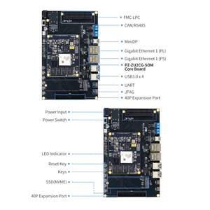Kit di valutazione PZ-ZU2CG-FL-KFB Puzhi Xilinx ZYNQ UltraScale + scheda di sviluppo fpga computer a scheda singola - Product Image 2
