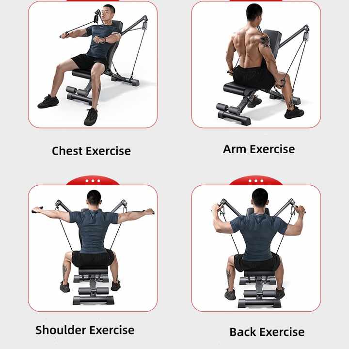 Home Gym Multi Functional Foldable Adjustable Dumbbell Bench for Chest Back Shoulder Arm Exercise
