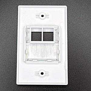 Customizable New Design Patent <strong>Pending</strong> Own Brand Mini Circle Brush Wall Plate Multi-function US Style Canada - Product Image 4