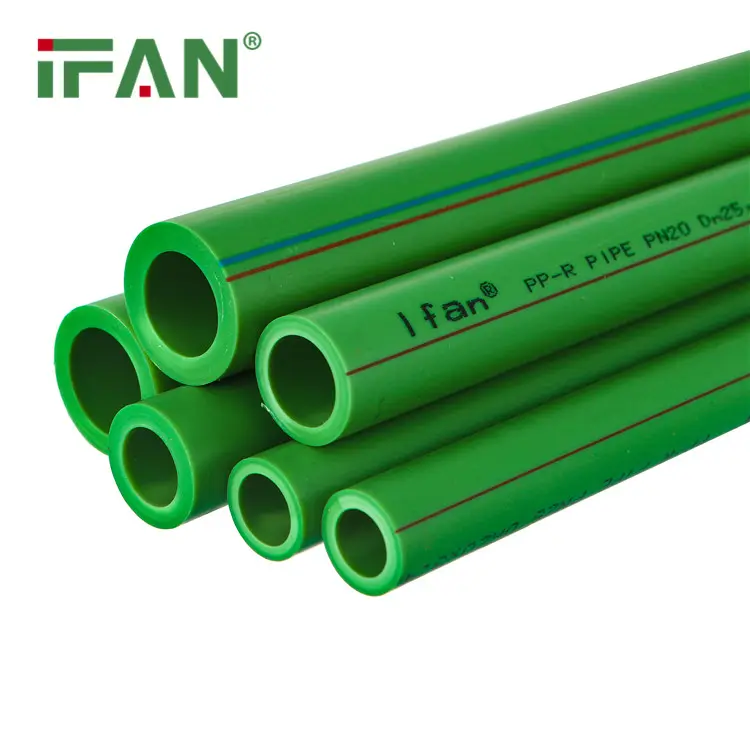 고품질 플라스틱 지하 식수 tubo 가격표 녹색 ppr 파이프 및 피팅 플라스틱 튜브