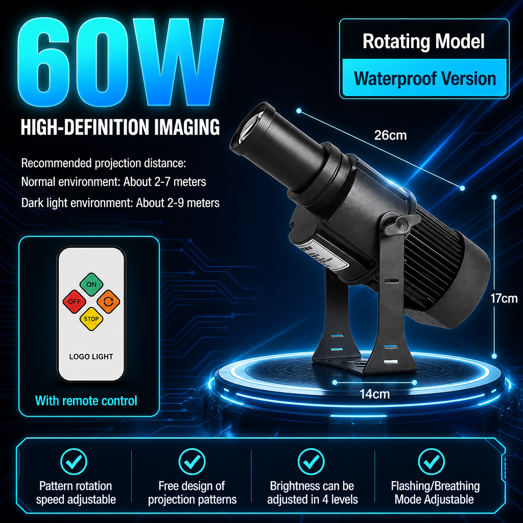 60 With remote control