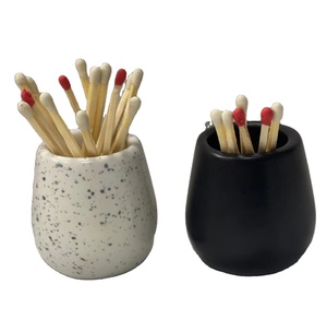 Matchstick CERAMIC <strong>MATCH</strong> STRIKER WITH ATTACHED SIDE PLATE - Product Image 1