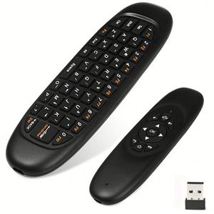 C120 2.4G USBワイヤレスマウスAndroid TVコンピュータミニエアマウスNew C120フライングマウスワイヤレスリモコン - Product Image 1
