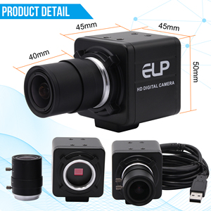 ELP Nuevo 3840*2880IMX214 Sensor 13MP Cámara USB con lente de enfoque de zoom de 2,8-12mm para Automatización Industrial ELP-USB13M02-MFV - Product Image 2