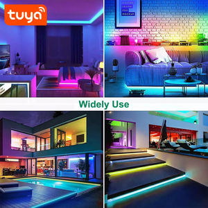 Yüksek kaliteli akıllı şerit ışıkları WIFI Tu ya akıllı Neon ışık şeridi 5m RGBICW LED Neon işık App kontrolü ile uzaktan - Product Image 6