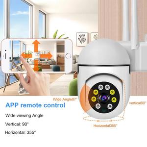 热卖无线迷你户外PTZ摄像机智能家居安全WiFi监视器360度小圆顶IP闭路电视Wifi监视器摄像机 - Product Image 3