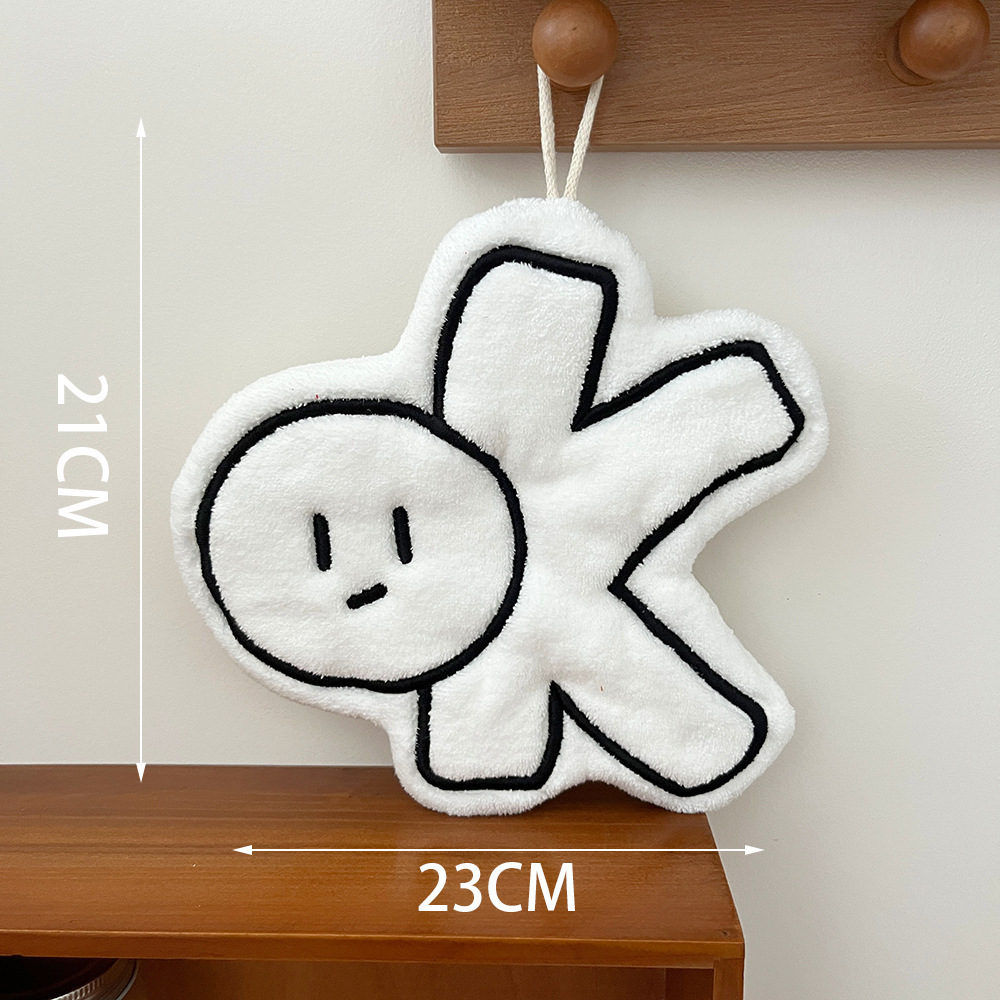 OK sign hand towel