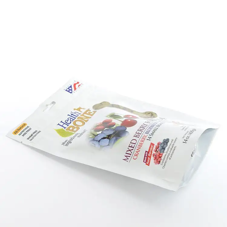 Custom Metallic Mylar Plastic Flat Bottom Pouch Cat Dog Pet Food Packaging Bag With Resealable Zipper