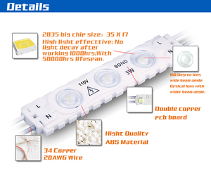 แหล่งไฟ LED 220V 230V AC แผงวงจรไฟ LED ป้ายสีขาวเย็น1.5W 3W โมดูล LED AC 220V - Product Image 6