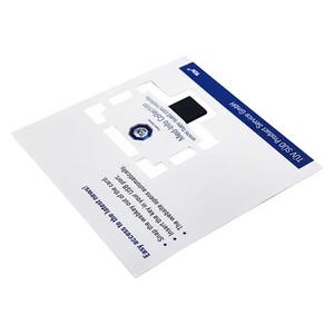 Fabrika özel 16GB OTG USB bellek Web anahtar Flyer klipsli yeni plastik anahtar USB kağıt kartı tam renkler baskı kaynağı promosyon - Product Image 2