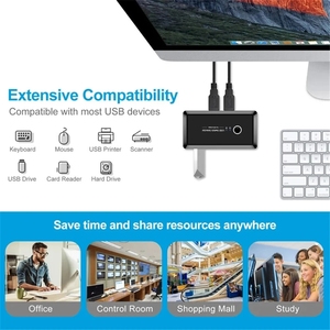 Fabrik preis 2 IN 4 USB 3.0 Wahlschalter 4 Port USB 2 Computer Für PC Drucker Scanner Maus