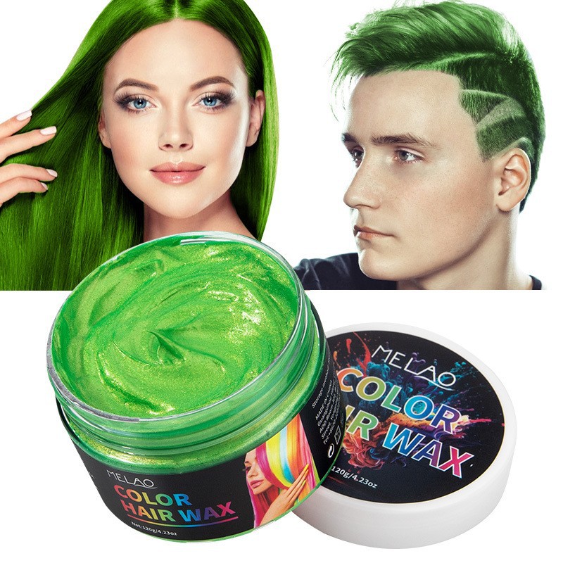 120g turquoise green dyed hair wax