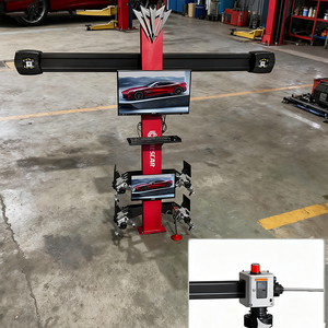 Allineamento delle ruote 3D a doppio schermo con sistema americano Johnbean macchina avanzata di allineamento a quattro ruote - Product Image 6