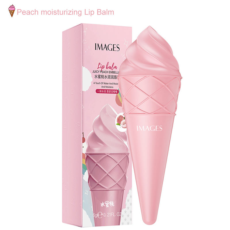 Baume à lèvres juteux embellissez les pêches