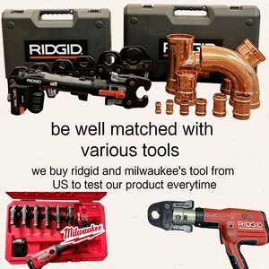 FREE SHIP:<strong>reduce</strong> TEE Copper Press Fitting Match Rigid and Milwauke's Tool From <strong>1</strong>/<strong>2</strong>&quot; to 4&quot; ASTM B88