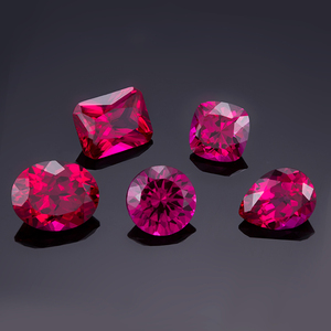 Oval Lab Grown <strong>Ruby</strong> Corundum Pulled Method Synthetic <strong>Ruby</strong> Stone Lab Created <strong>Ruby</strong>