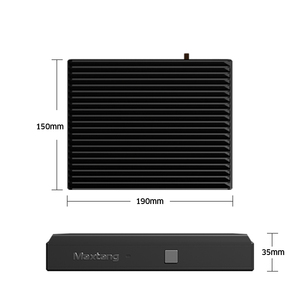 Küçük endüstriyel fansız mini pc J6412 intel işlemci ince istemci windows 11 minipc ile 3 HDMI desteği üçlü ekran - Product Image 3