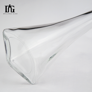 Long Neck Unique <strong>Thin</strong> <strong>Bottle</strong> 700ml 750ml 1000ml Vodka Brandy Whisky Glass <strong>Bottle</strong> with Cork - Product Image 4
