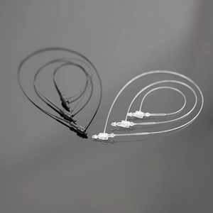 Plastic <strong>Tag</strong> Fastener Beaded Adjustable <strong>Loop</strong> Tie Fasteners Transparent Price <strong>Tag</strong> Cheap Swing Hang <strong>Tag</strong> Seal <strong>String</strong> - Product Image 4