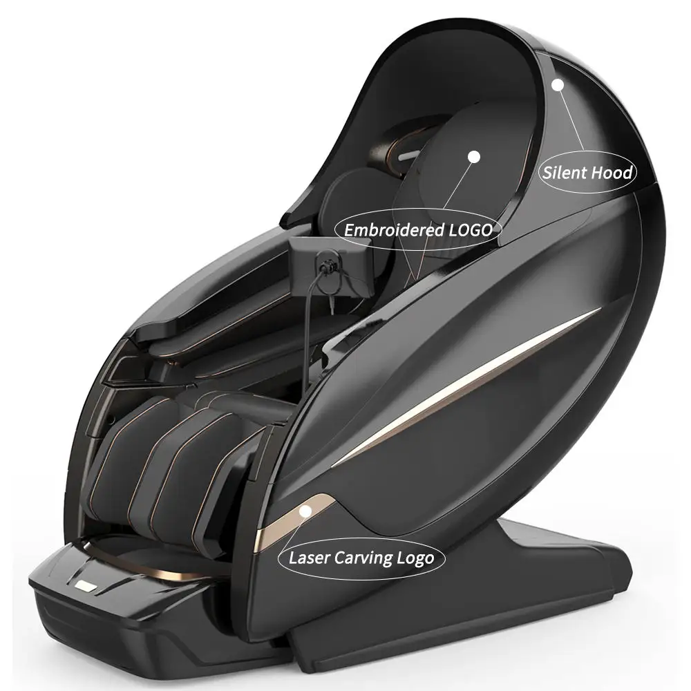 Cadeira de massagem de corpo inteiro 4D elétrica luxuosa gravidade zero