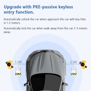 EASYGUARD akıllı anahtar PKE pasif anahtarsız giriş fit benz otomobiller için fabrika OEM ile basma düğmesi uzaktan bagaj açma - Product Image 4