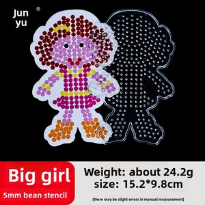 5mm đậu nối Mẫu DIY handmade Giáo Dục Hoạt hình mô hình Bảng vẽ trong suốt chịu nhiệt độ cao câu đố - Product Image 3