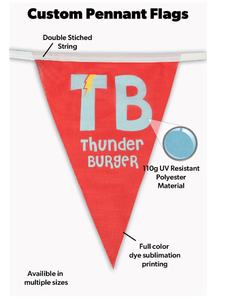 Gepersonaliseerde vlaggenlijn van vinyl, vlaggenbanners, wimpelbanners, nationale vlaggen - Product Image 3