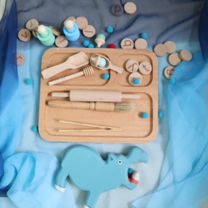 Wooden <strong>Counting</strong> Wooden Math Calculator First Grade Gift, Montessori Wood Math Board Sets Number and <strong>Symbol</strong>