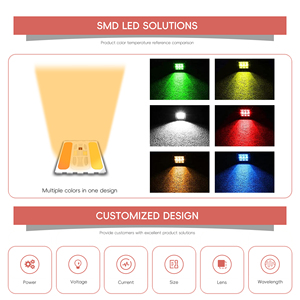 Độ sáng cao công suất cao RGB RGBW dẫn con chip 3030 5054 SMD dẫn ánh sáng 3 Wát 4 Wát 120 ° Chùm tia góc thông minh ánh sáng sân khấu - Product Image 5