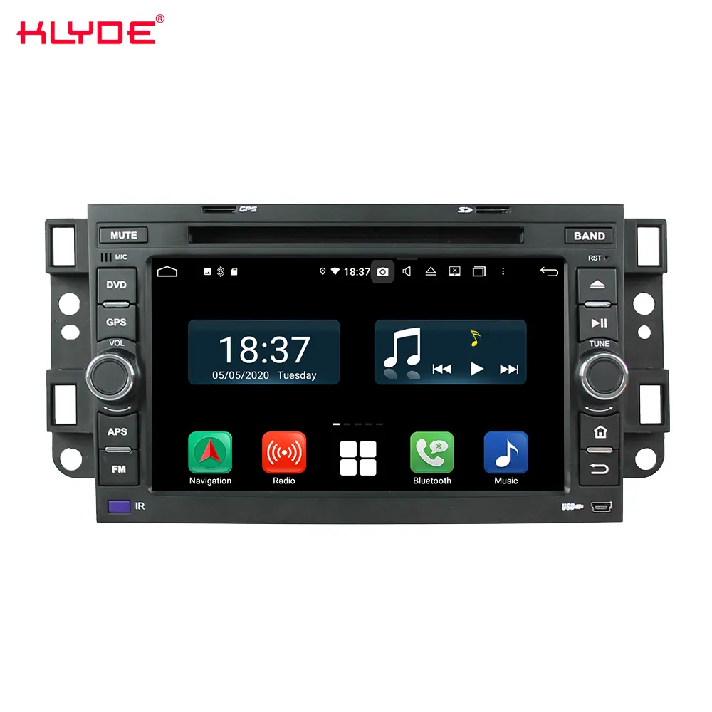 KLYDE android 10 4g + 64g/128g de dvd del coche de navegación gps radio para Aveo (2004-2011) Epica (2006-2012) Captiva (2006-2012)