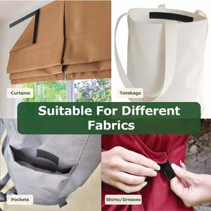 Rouleaux de tissu élastique auto-adhésifs, sangles ajustables à crochets et boucles avec crochets et boucles de fixation - Product Image 2