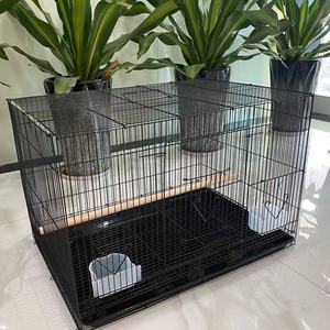 屋外動物ケージバッジーオウム用鳥ビッグペットケージキャリア鳥繁殖コンゴウインコオウム大型トラベルケージ使用 - Product Image 3