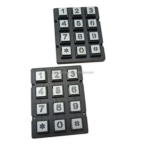 Programable 3*4 Metal Matrix Keypad 12 Botón táctil Teclado y productos de teclado - Product Image 1