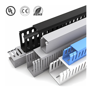 <strong>RCCN</strong> High Quality PVC Wiring Duct VDR8080F Solid Slotted Cable <strong>Trunking</strong> Cable <strong>Trunking</strong> Slotted <strong>Trunking</strong> Cable Trunkin - Product Image 6