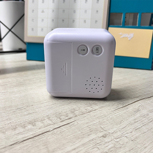 Per il bambino a batteria Timer da cucina bianco da tavolo sveglia digitale con temperatura calendario giorno conto alla rovescia Timer da cucina - Product Image 2