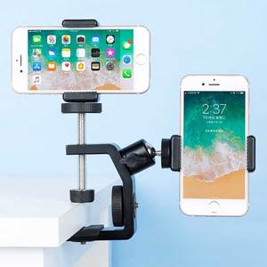 SORRISO C tipi kelepçe alüminyum alaşım 1/4 "hızlı yayın masaüstü masa kelepçe braketi için cep telefonu top kafa kamera aksesuarları - Product Image 6