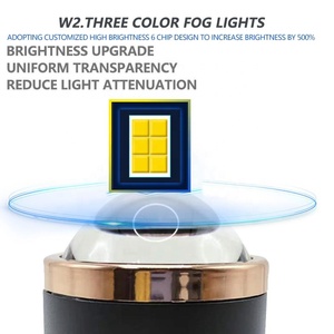 IDISON W2 3.0 นิ้วเลนส์ Bi LED โคมไฟเลเซอร์ 3.0 ''นิ้วความสว่างสูงโปรเจคเตอร์หมอกสําหรับรถยนต์ - Product Image 4