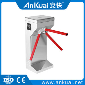 Controllo accessi di sicurezza impronta digitale RS485 interfaccia di comunicazione cancello barriera in acciaio inossidabile tornello treppiede automatico - Product Image 6