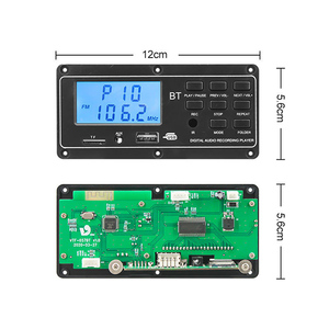 Автомобильный динамик 5 В/12 В Mp3 плеер беспроводной модуль USB Комплект FM радио аудио декодер плата - Product Image 4