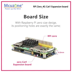 Rpi0 _ Cat1, scheda di espansione Raspberry Pi Zero Cat1, 4G LTE senza Driver, supporto Zero2w Zero WH, Ubuntu,RPi OS Custom - Product Image 4
