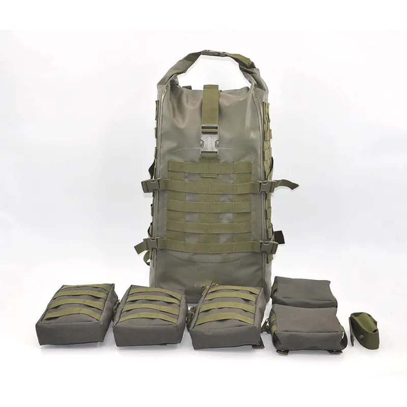 กระเป๋าเป้สะพายหลังแนวยุทธวิธี, ใหม่กระเป๋าเป้สะพายหลังแนวยุทธวิธี25L ทหารสีเขียวทหารพร้อมกระเป๋า2ใบ
