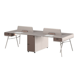 Alta Qualidade Mdf Executivo Computer Manager Office Móveis Workstation Tabela Moderna Modular Staff Working Desk