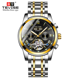 Neues Design Big Tourbillon Automatik uhr Multifunktion ale mechanische Uhr Jahr Monat Kalender uhr - Product Image 4