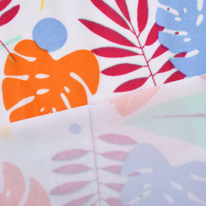 Bán Buôn Tùy Chỉnh Hoa Lá Dệt Kim Polyester Spandex Căng In Vải Cho Quần Áo - Product Image 5