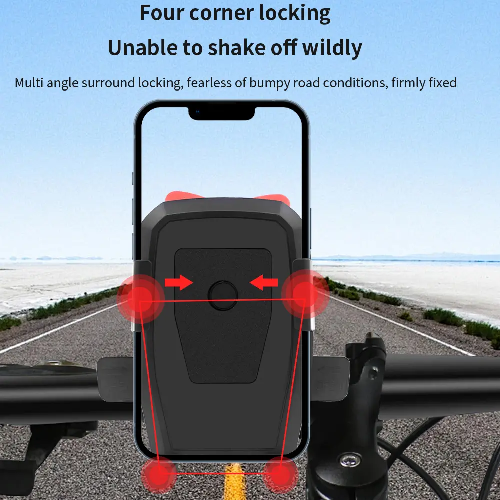 Timotorcycle c motosiklet bisiklet cep telefon tutucu 360 dönebilir yumuşak silikon dirsek desteği evrensel akıllı telefon tutucu telefon tutucu