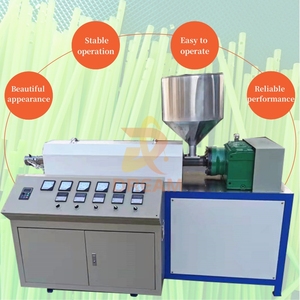Otomatik plastik saman Pvc boru yapma makinesi plastik Filament ekstrüzyon makine ürün hattı geri dönüşüm için