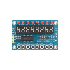 TM1638 pulsante chiave Display modulo per Arduino 0.36 pollici 8 Bit catodo comune tubo LED digitale