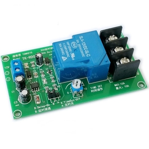 Adjustable 1-200 seconds 30A time <strong>delay</strong> relay module time on time off switch large current drive circuit module - Product Image 1