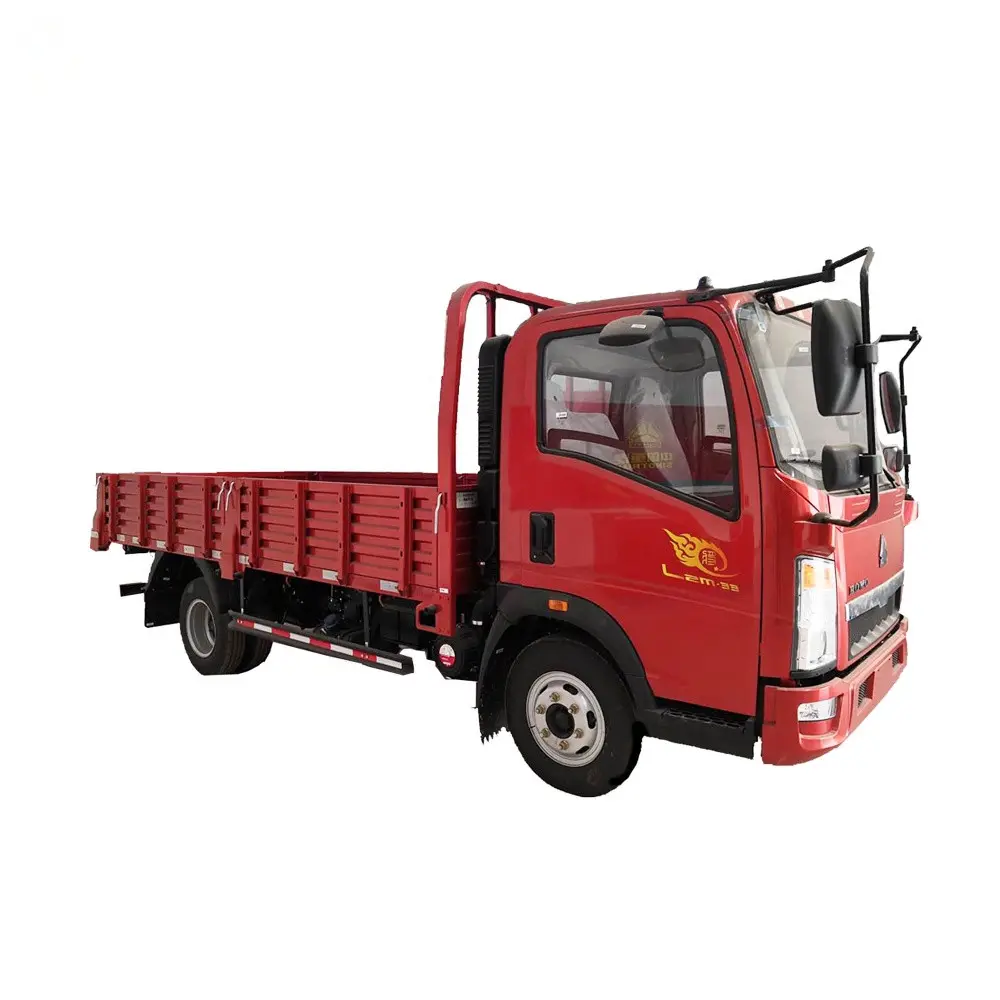 Ucuz fiyat howo 4x2 4x4 154hp 5ton isuzu mini kargo kamyon kullanılan hino kargo kamyonları